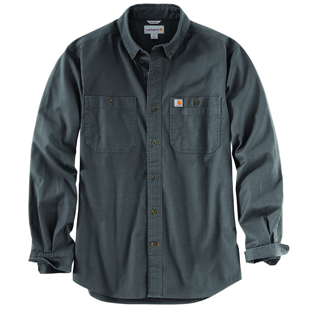 Carhartt Men's Big Tall Rugged Flex Rigby Long-Sleeve Work Shirt