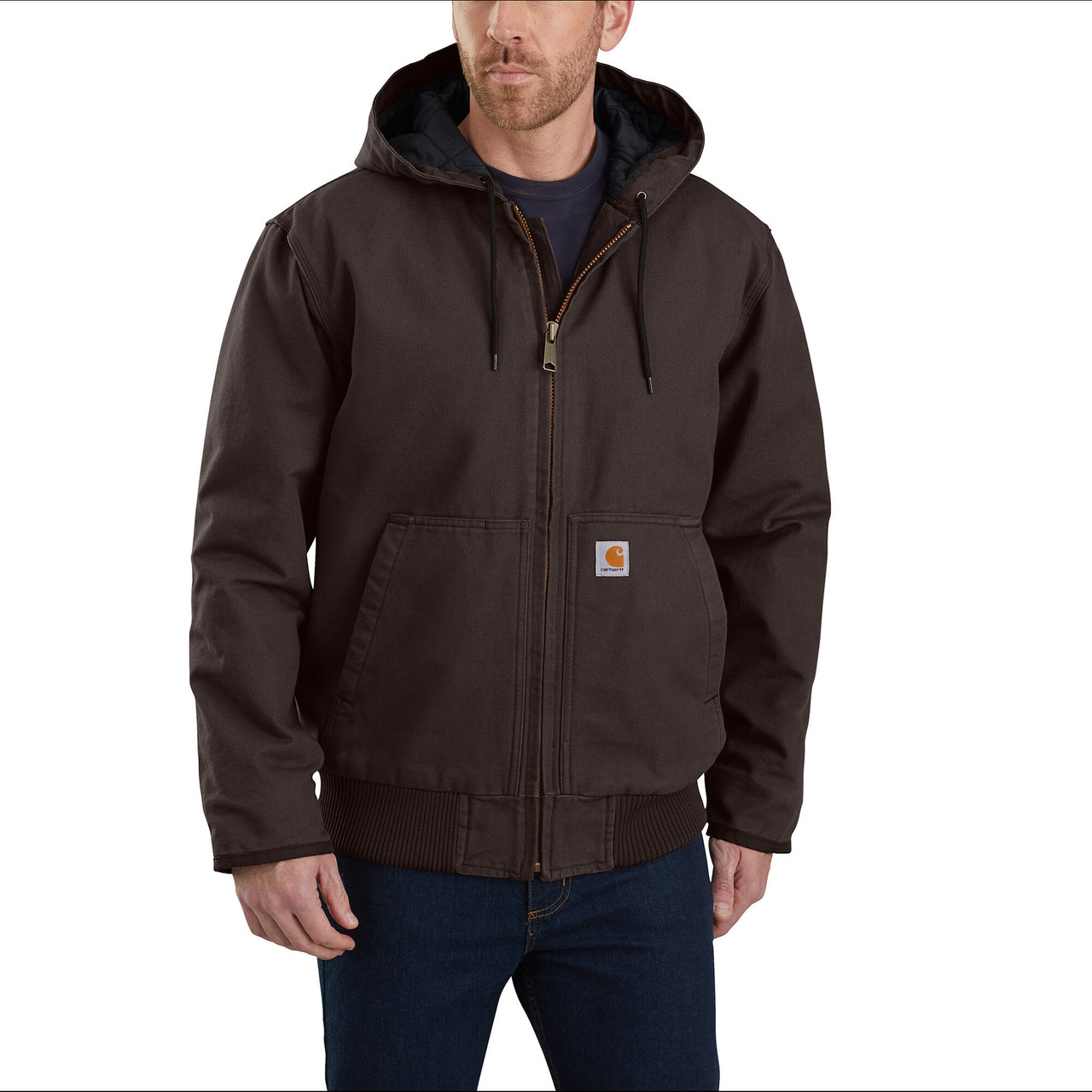 Carhartt Men's Big & Tall Loose Fit Washed Duck Insulated Active
