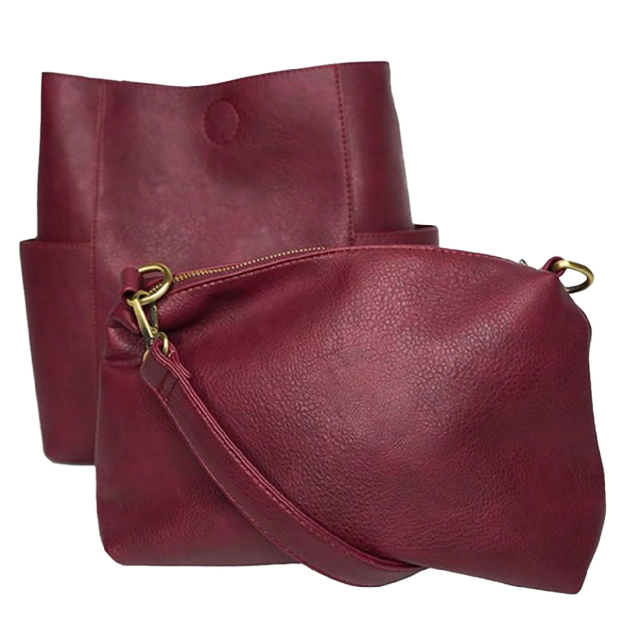 Joy Susan Women's Kayleigh Side-Pocket Bucket Handbag - Kittery