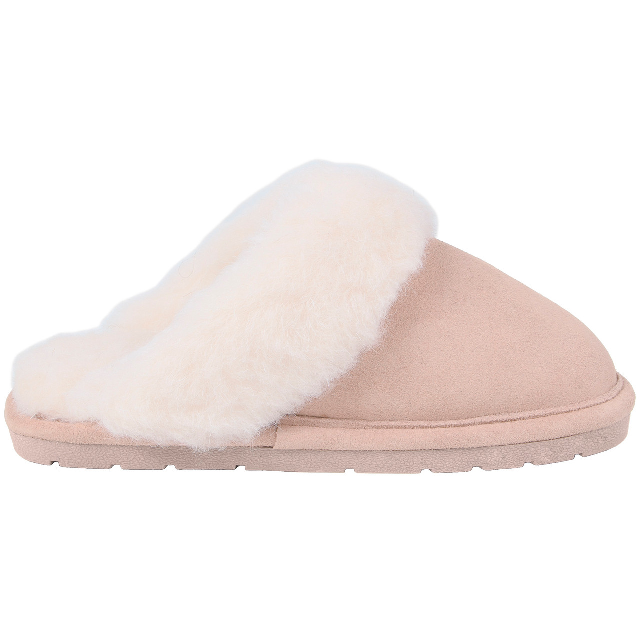 RJ's Fuzzies Women's KTP Logo Sheepskin Lined Scuff Slipper