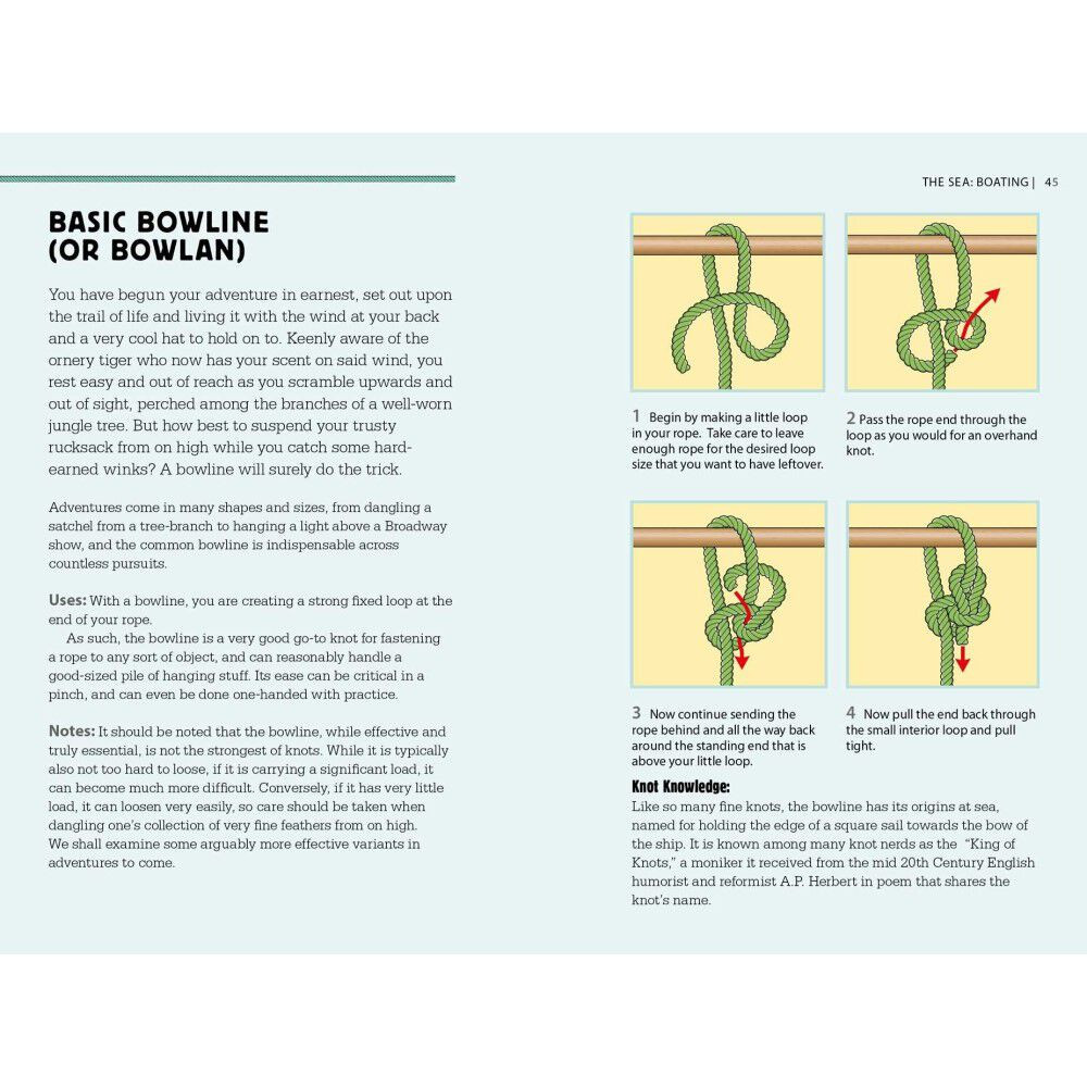 50 Knots for Every Adventure: Learn How to Tie Knots for Sailing