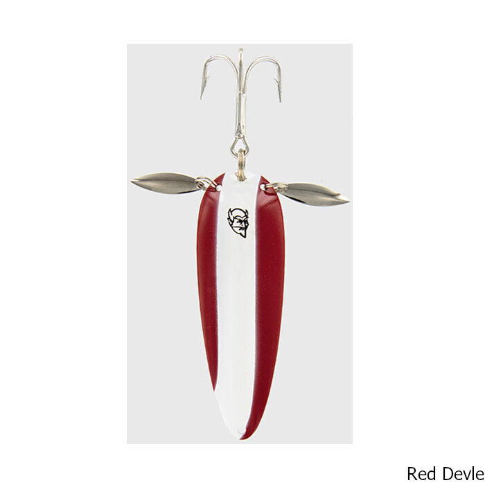 eppinger fishing lures Dardevles Husky JR. Spoon perch A longtime favorite among pike and musky fishermen the Dardevle has its own unique fluttering swim action that fish just cant ignore Eppinger Dardevle Dardevlet Copper Back