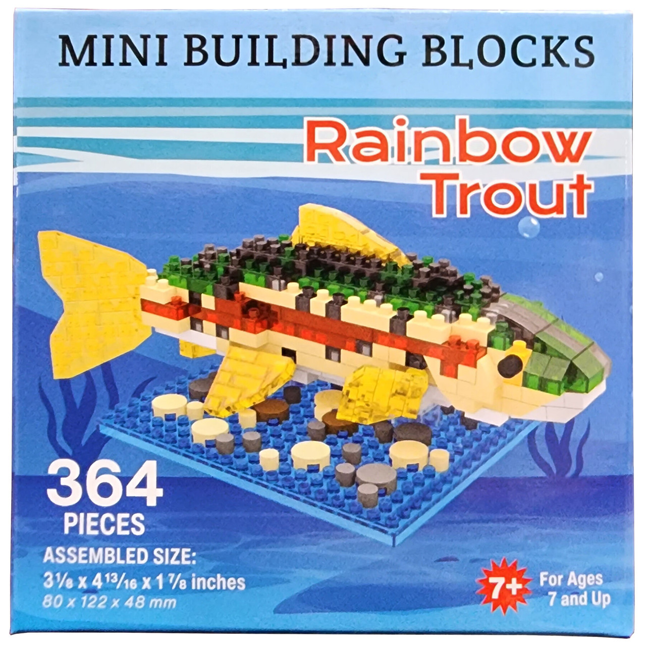 Impact Photographics Rainbow Trout Mini Building Blocks Kittery