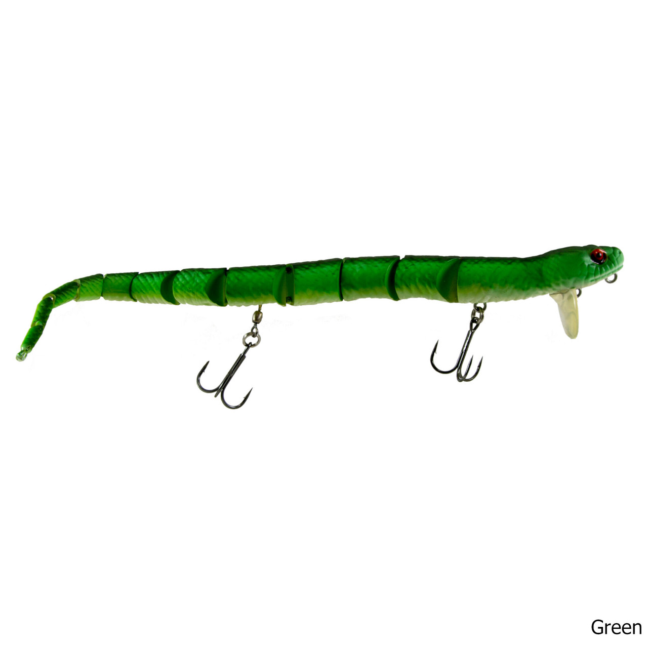 auger snake fishing lure Big Sky Eye Jigs 3D eyes Cobra Skinny Snake 10 Ft.