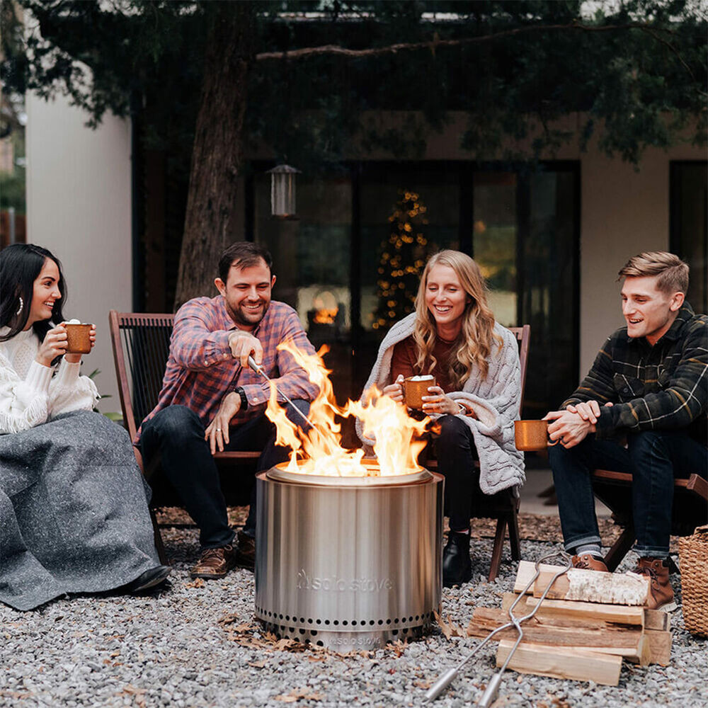 Solo Stove Bonfire + Stand + Shelter 2.0 Compact Fire Pit