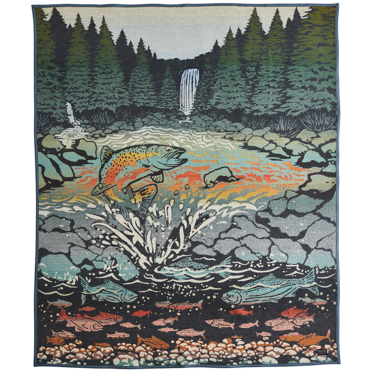 Pendleton Woolen Mills Salmon Falls Robe Blanket