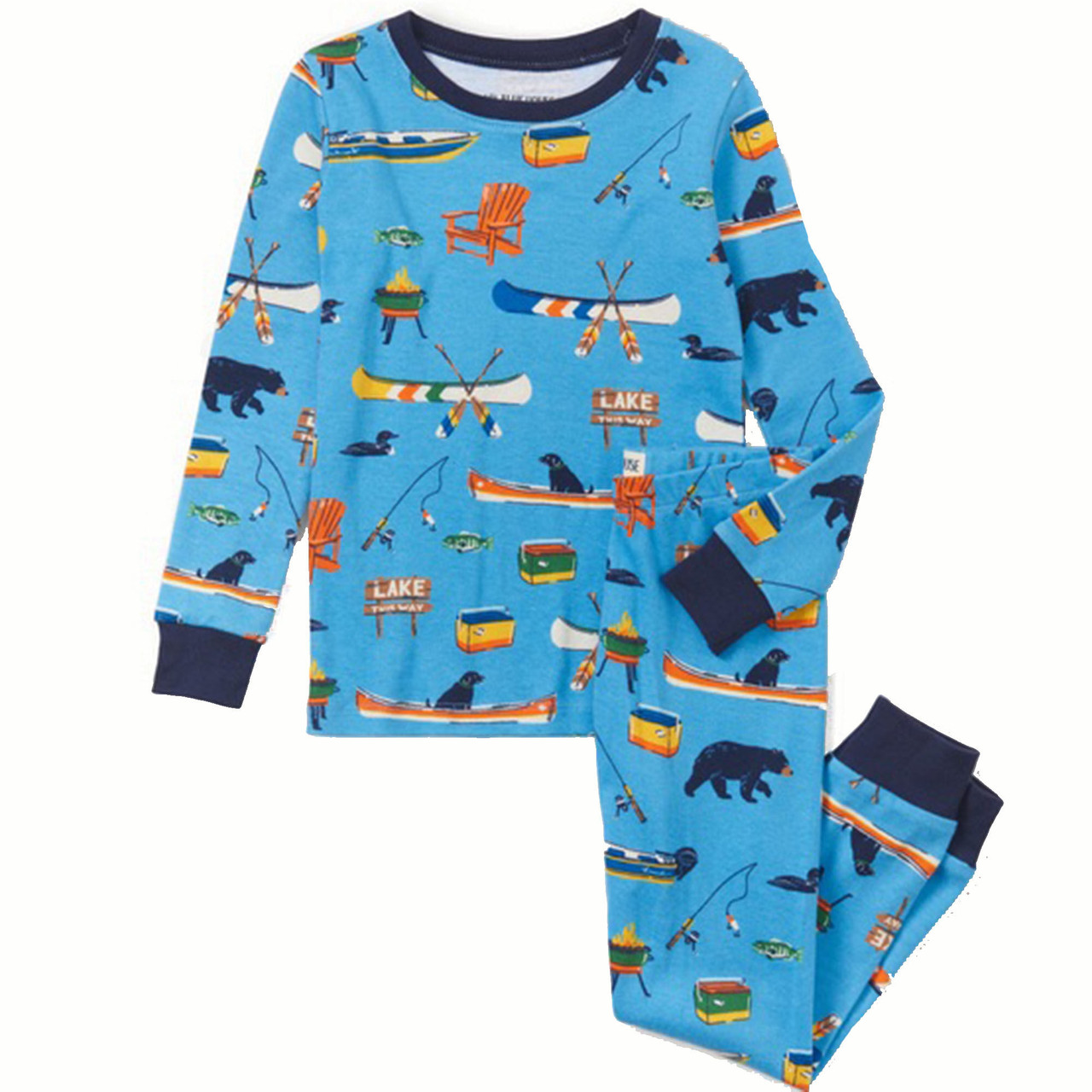 Pijama De Algodón Orgánico Para Niños Hatley - Manga Corta, Cómodo Y Suave, Ideal Para Dormir