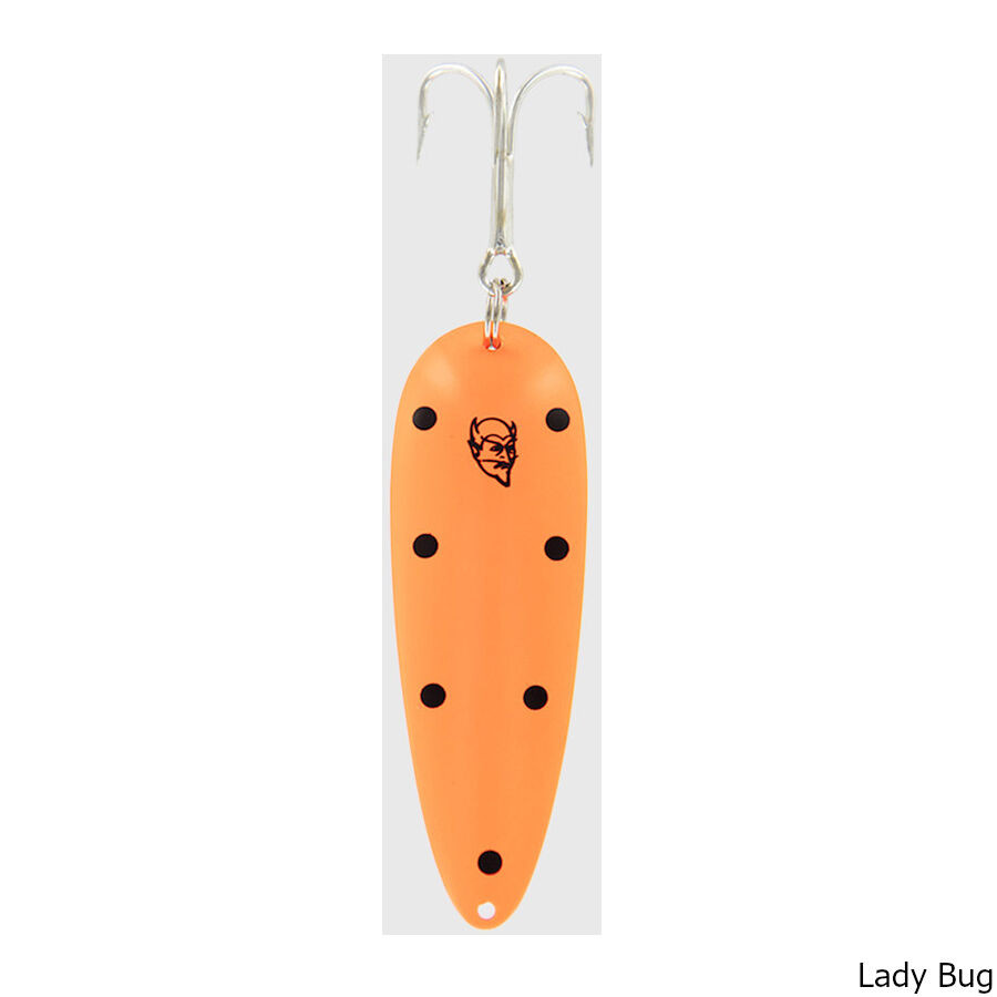 eppinger dardevle fishing lures Weedless 1oz Spoon is a testament to the enduring legacy of Lou Eppingers original invention from 1906 Dardevle Troll Devle Spoon-Yellow Red