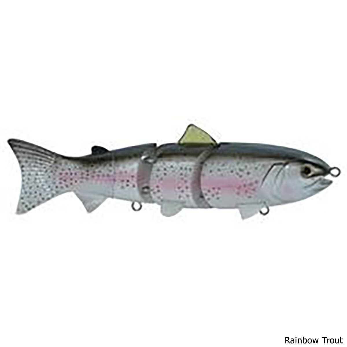 1 ounce rainbow trout lure 7" Glide Bait Brown Trout / Metal Foil (+$25) line spinner that features a smaller appearance making it great for taking on smaller fish Opening Day Options: Top 10