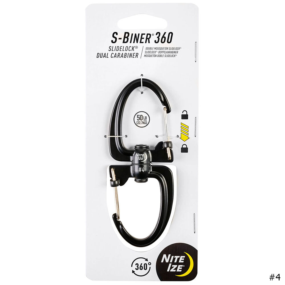 Nite Ize S-Biner 360 SlideLock Dual Carabiner - Kittery Trading Post