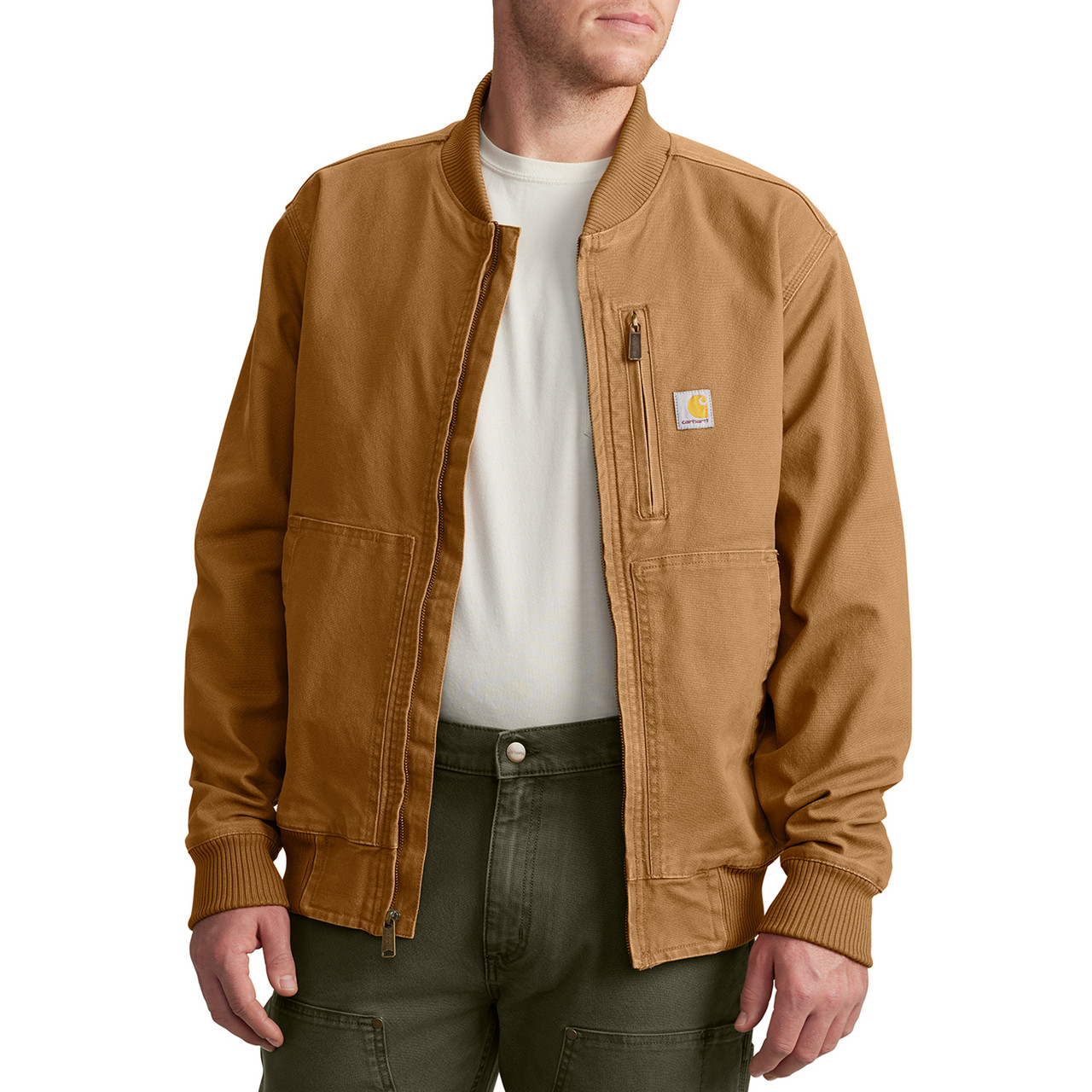 Carhartt Men's Rugged Flex Duck Relaxed Fit Bomber Jacket