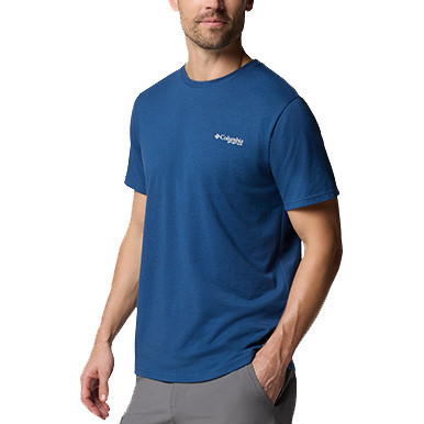 Columbia Men's PFG Fish Flag Graphic Short-Sleeve T-Shirt