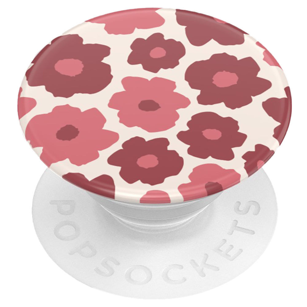 PopSockets Mauve Floral SwapTop Adhesive PopGrip Kittery Trading