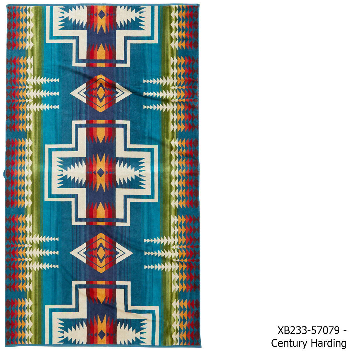 Pendleton Woolen Mills Oversized Jacquard Spa Towel - Kittery