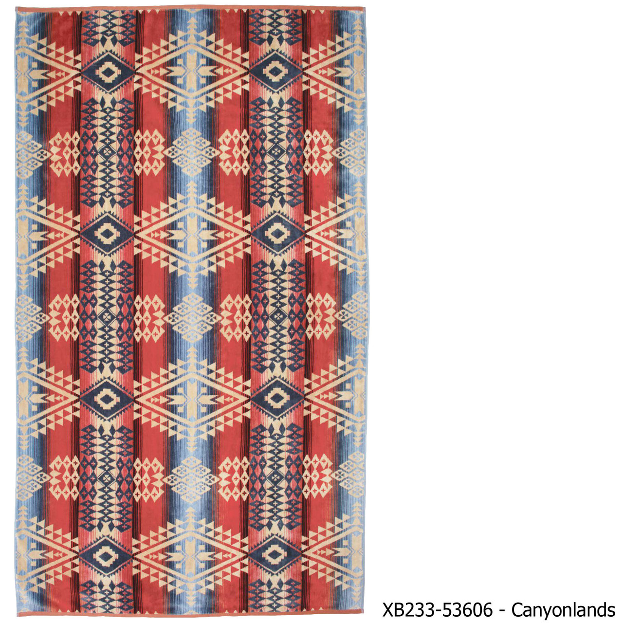 Pendleton Woolen Mills Oversized Jacquard Spa Towel - Kittery
