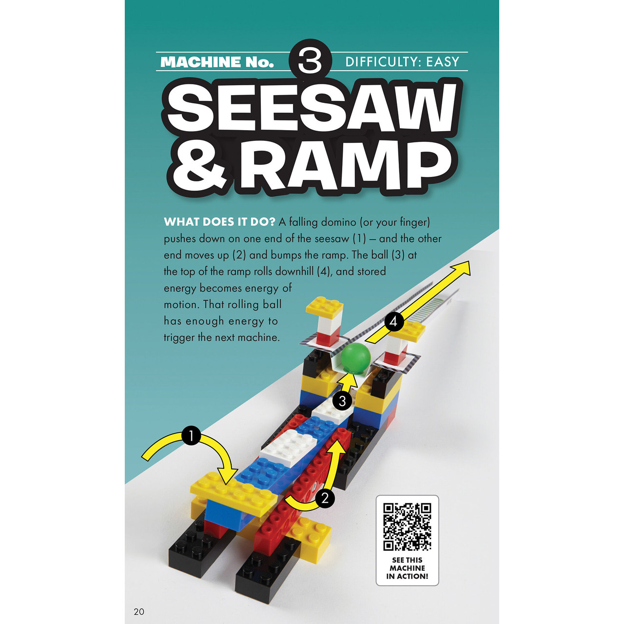 Klutz LEGO Chain Reactions Kit by Pat Murphy & The Scientists of