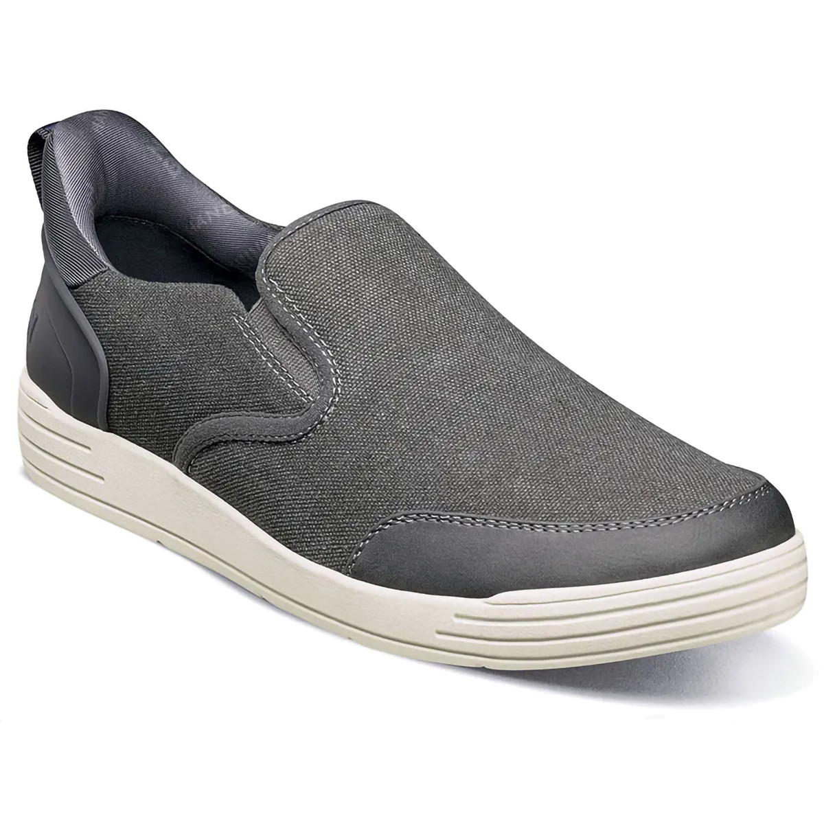 Nunn Bush Men\'s Charcoal Gray shoes 14M  1646‎ Navy Nunn Bush Mens Griff Plain Toe Oxford | Rack Room Shoes main image 2