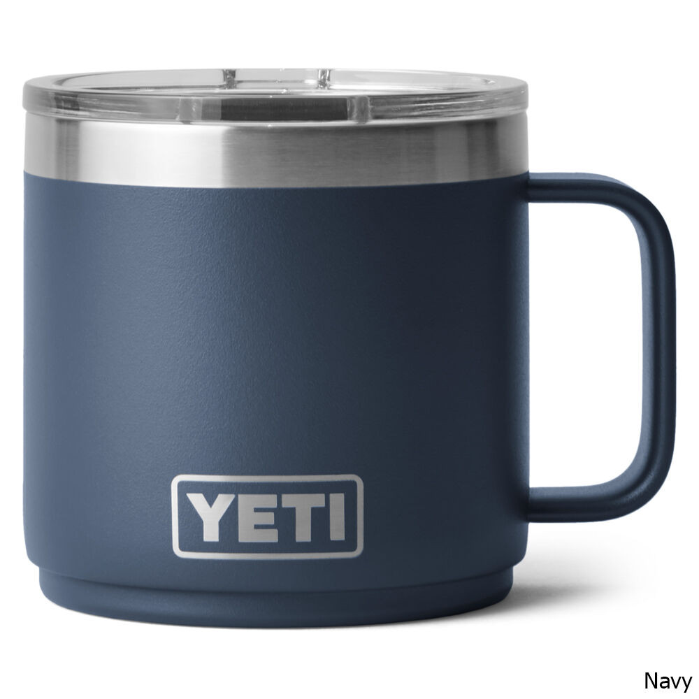 新品未使用(蓋に小さな欠けあり)YETI RAMBLER 14oz MUG限定色 YETI Rambler 14 oz. Stainless Steel Vacuum Insulated Stackable Mug