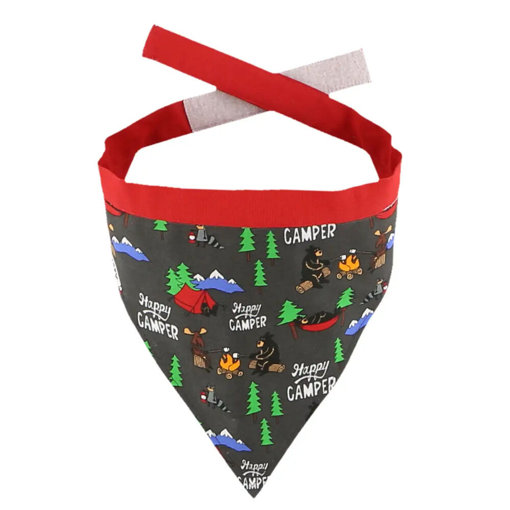 Lazy One Happy Camper Reversible Dog Bandana - Kittery Trading Post