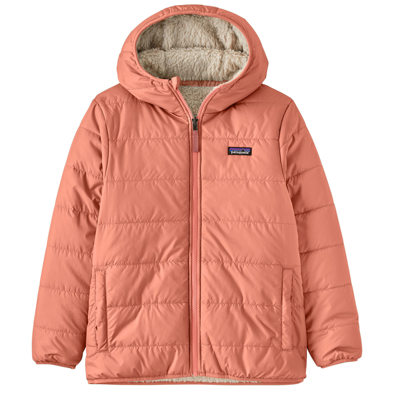 【新品・紙タグ付】PATAGONIAのリバーシブル READY FREDDY Patagonia Kids Reversible Ready Freddy Hoody - CIFG - Yellow Turtle