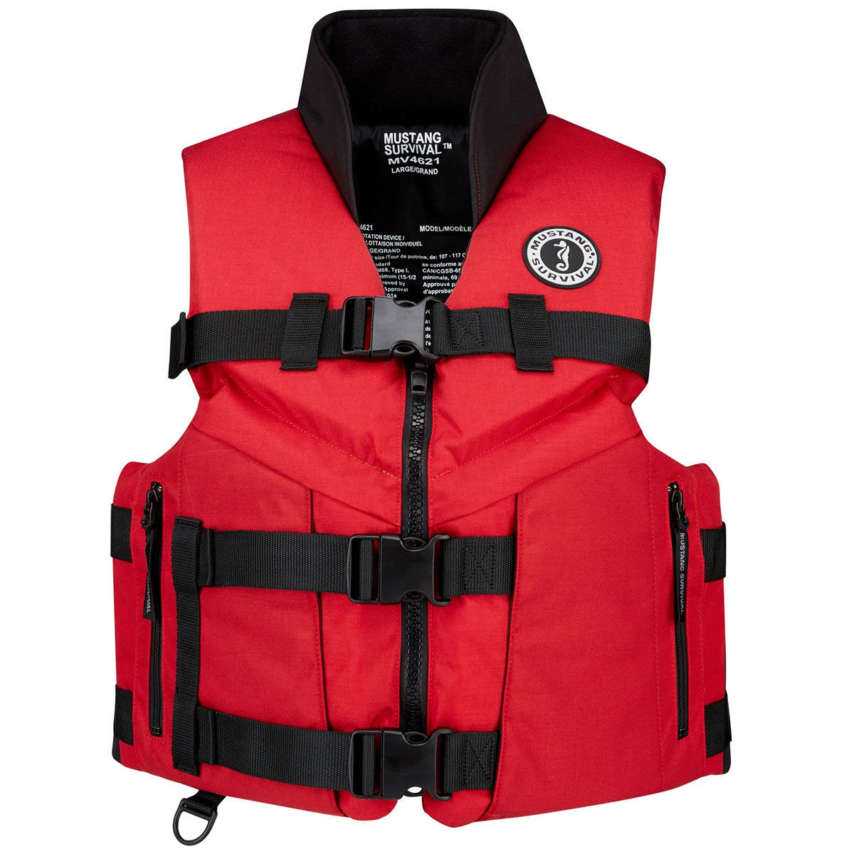 Mustang Survival Accel 100 Fishing Foam Vest PFD - Kittery Trading