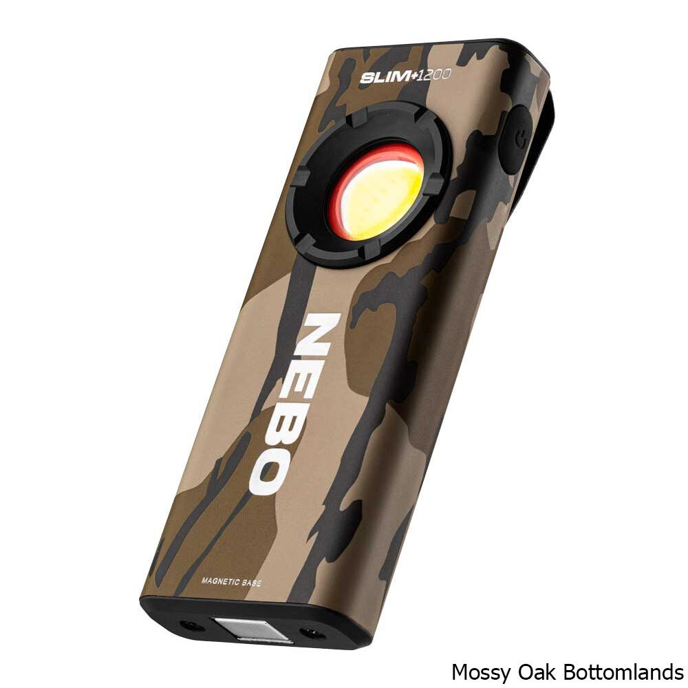 Nebo Slim+ 1200 Lumen Rechargeable Pocket Light w/ Laser Pointer