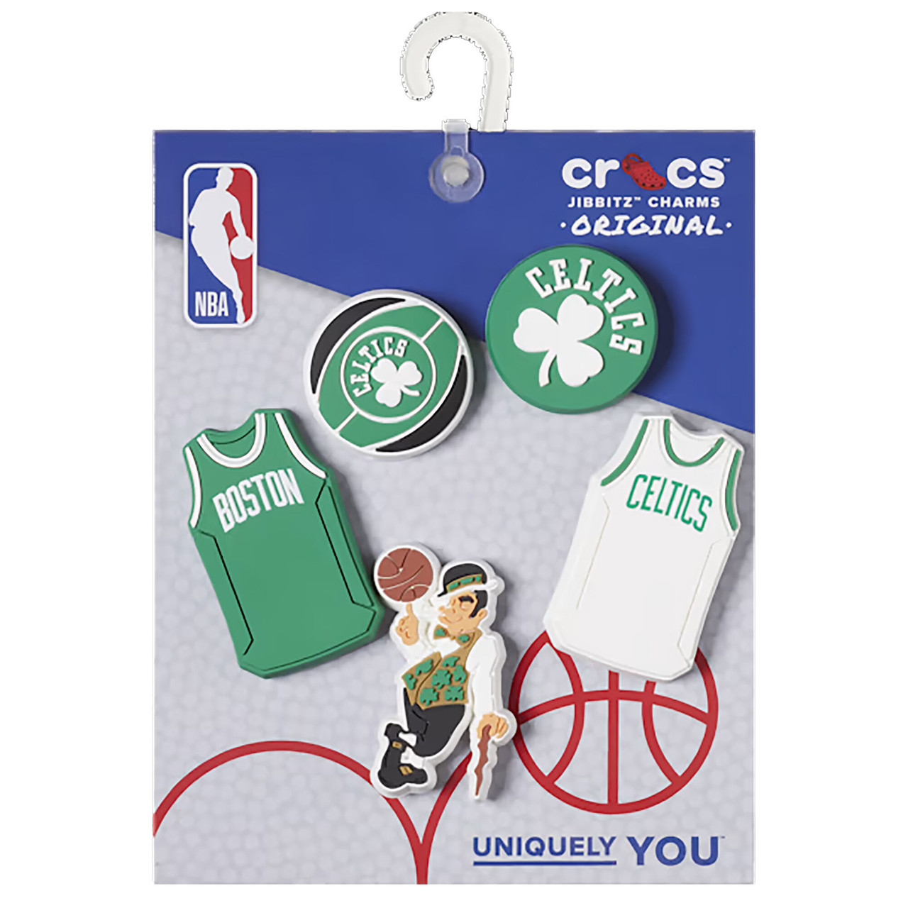 Crocs NBA Boston Celtics Jibbitz Charm, 5/pk - Kittery