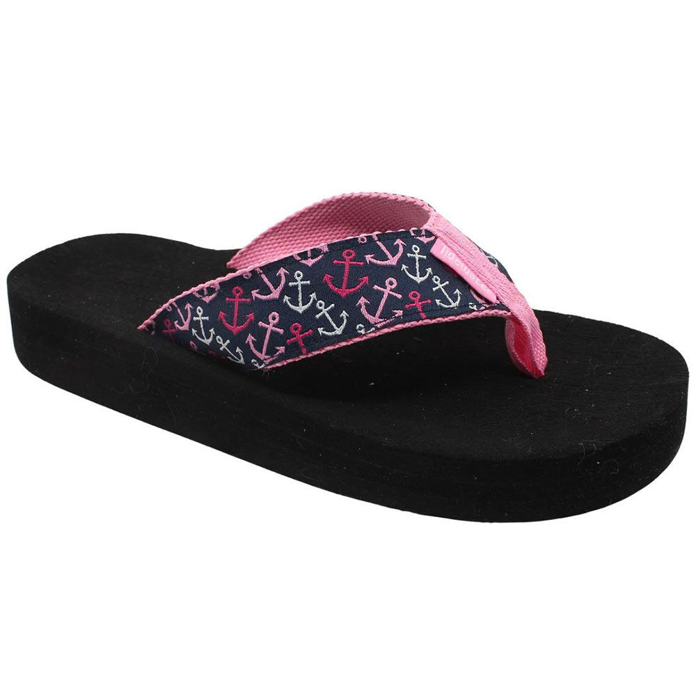 Tidewater Sandals Women's Anchor Toss Flip Flop Sandal Kittery