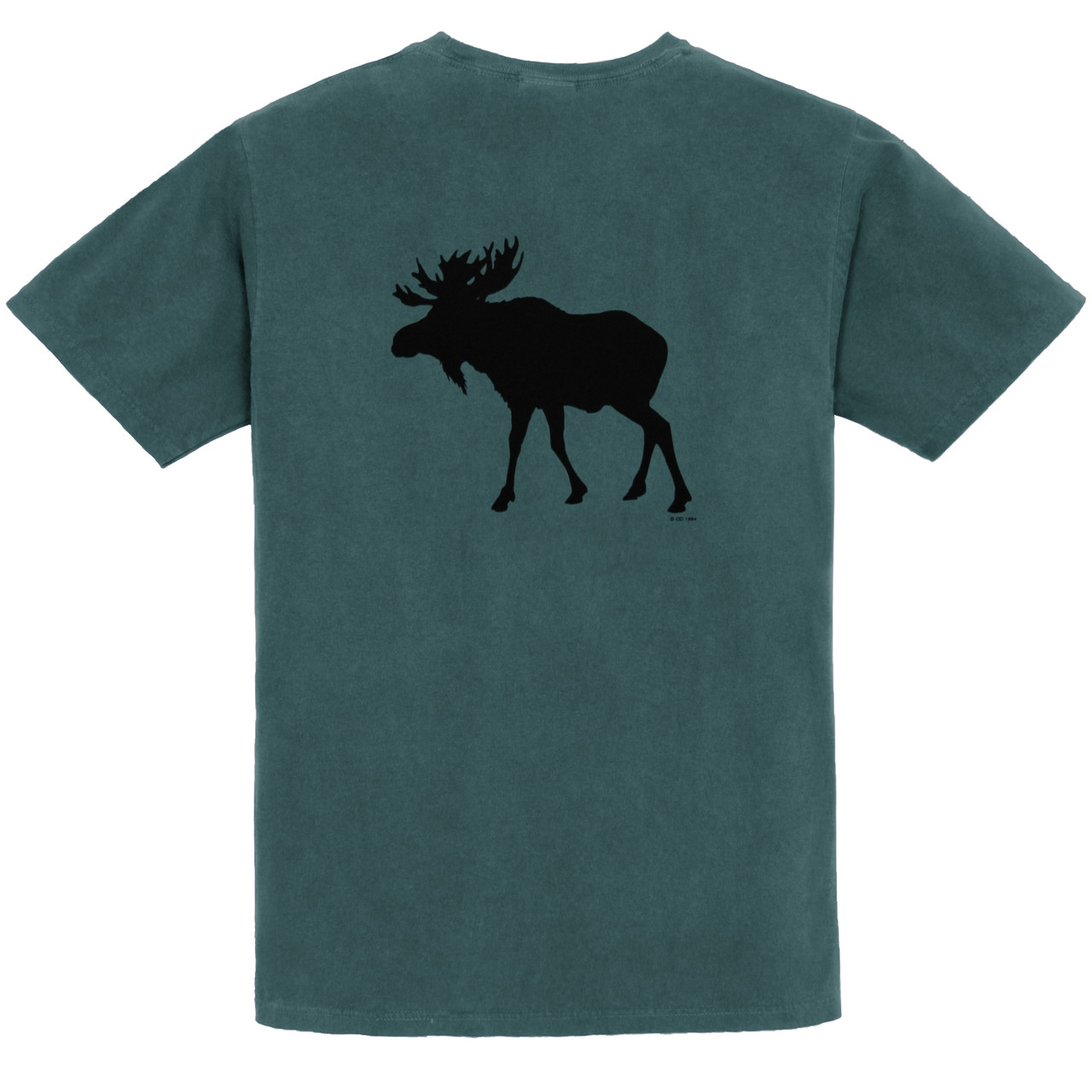 ま*や様 moose room works polyester cotton t Original Design Men's Kittery Trading Post Black Moose Short