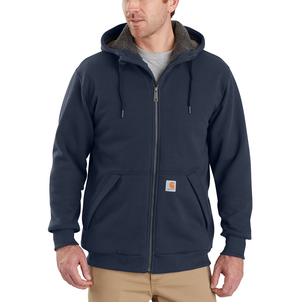 Carhartt Men's Rain Defender Relaxed Fit Midweight Sherpa-Lined