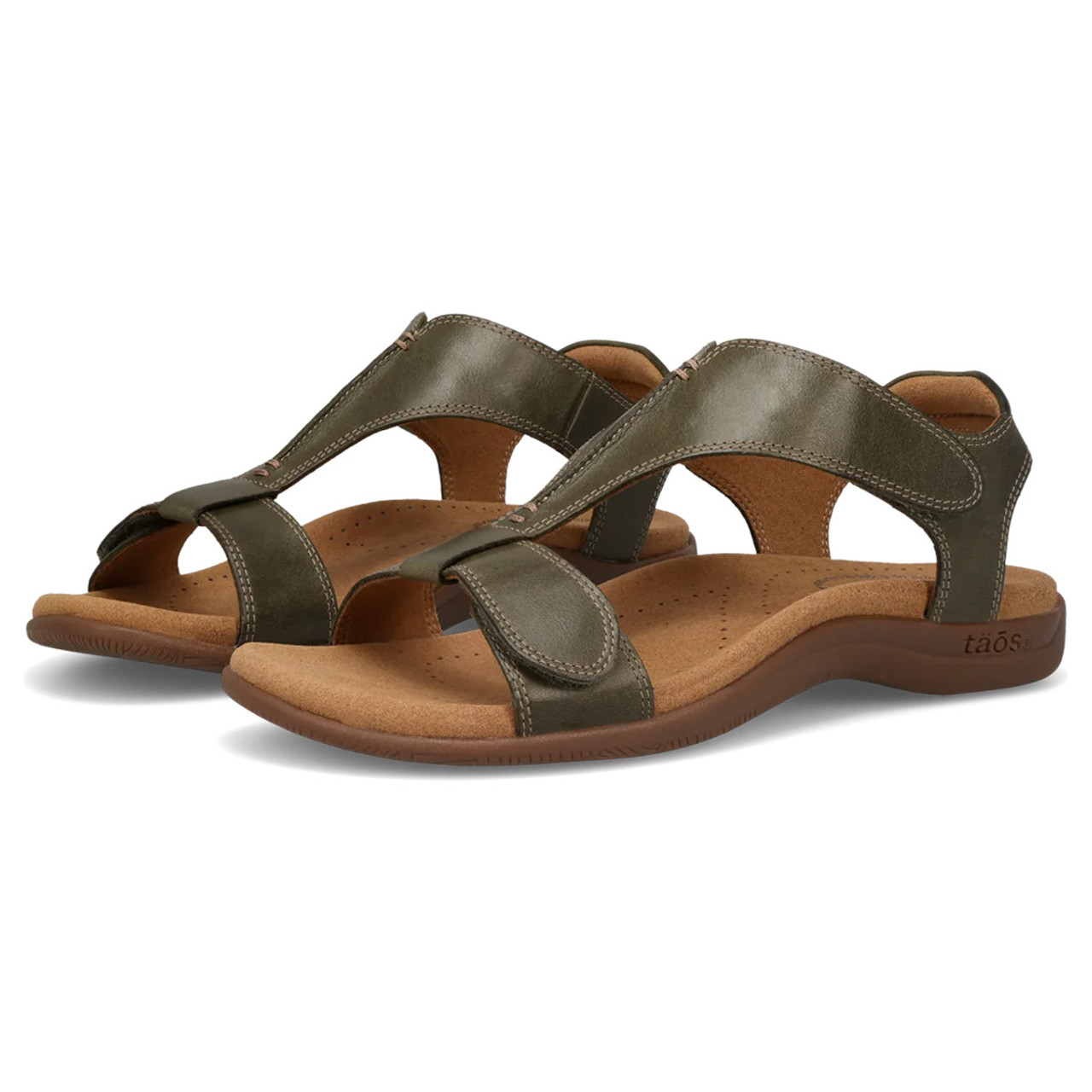 サンダル・ミュール VIC MATIE Women Sandals L1G3150DC06C070321 Brown Taos Women's The Show Leather Sandal - Kittery Trading Post