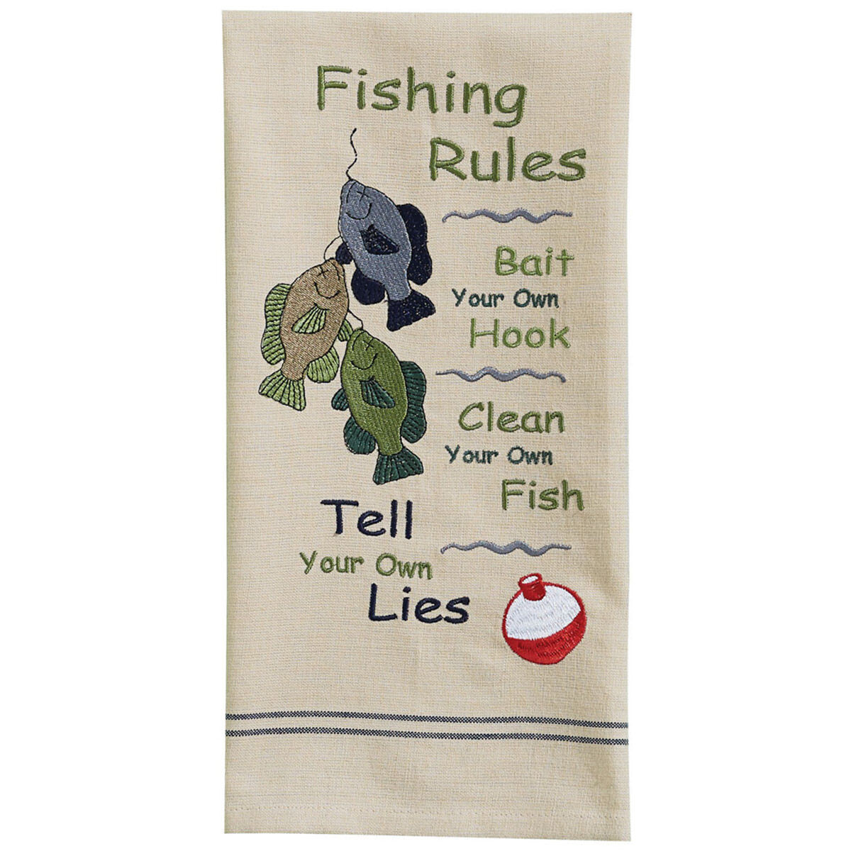 Park Designs Fishing Rules Dishtowels - Thumbnail 5