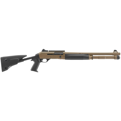 Benelli M4 EXT FDE Cerakote 12 GA 18.5" 3" Shotgun