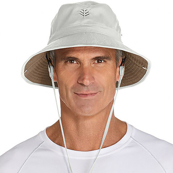 Coolibar Men's Featherweight UPF 50+ Bucket Hat