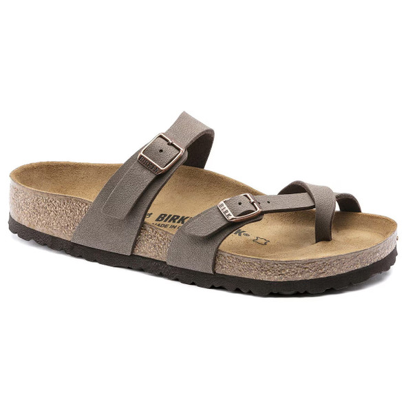 Birkenstock Women's Mayari Pull Up Vegan Leather Birko-Flor Sandal