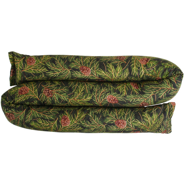 Maine Balsam Fir Evergreen Boughs & Pine Cones Draft Stopper