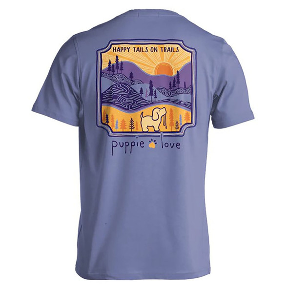 Puppie Love Women's Happy Tails on Trails Tee