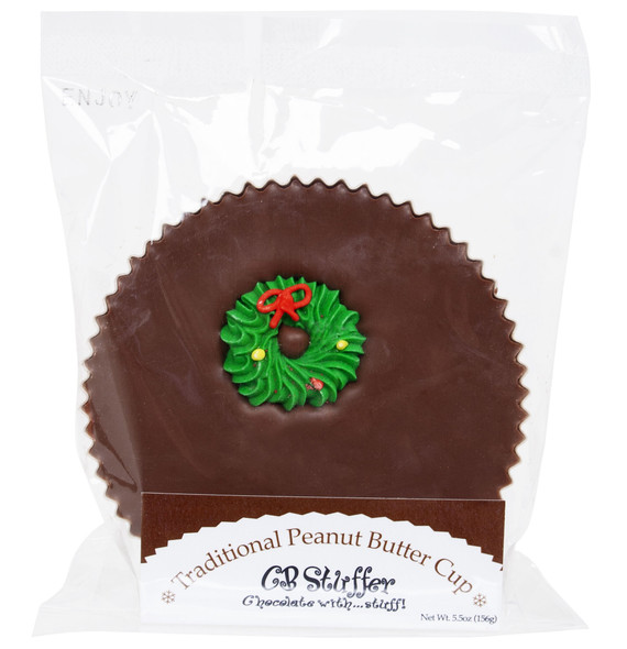 CB Stuffer Gourmet Milk Chocolate Holiday Giant Peanut Butter Cup CB Stuffer Gourmet Milk Chocolate Holiday Giant Peanut Butter Cup