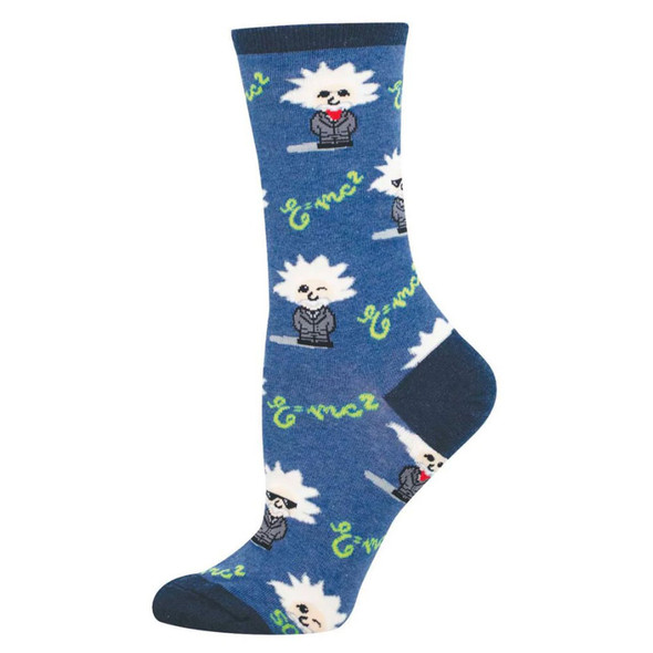 Socksmith Design Women's It's a Bitmoji Einstein Sock