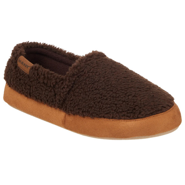 Isotoner Men's Berber Aspen Moccasin Slipper