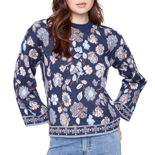 P255 Floral - on model, front