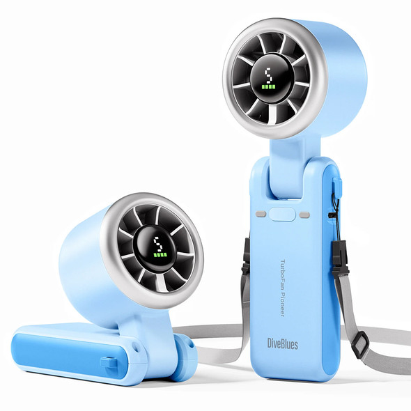 DiveBlues JetForce Turbo Rechargeable Handheld Fan