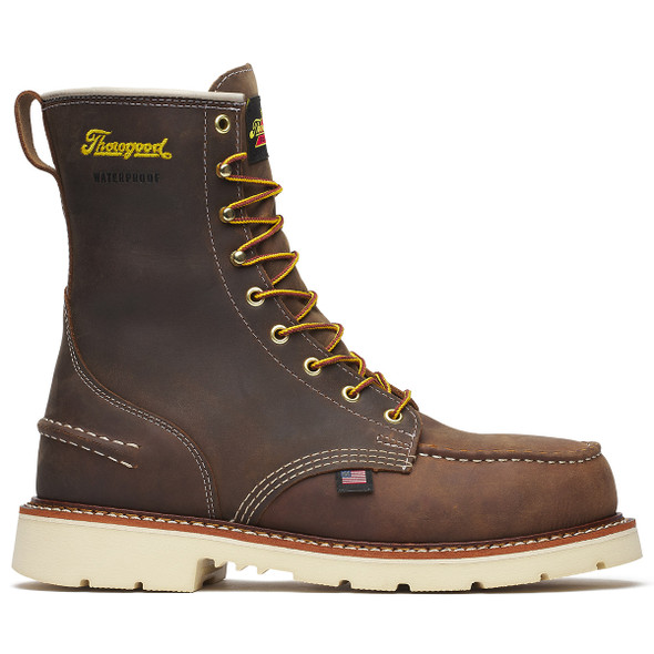 Thorogood Men's 1957 Series 8" Crazy Horse Waterproof Steel Moc Toe 90 Work Boot