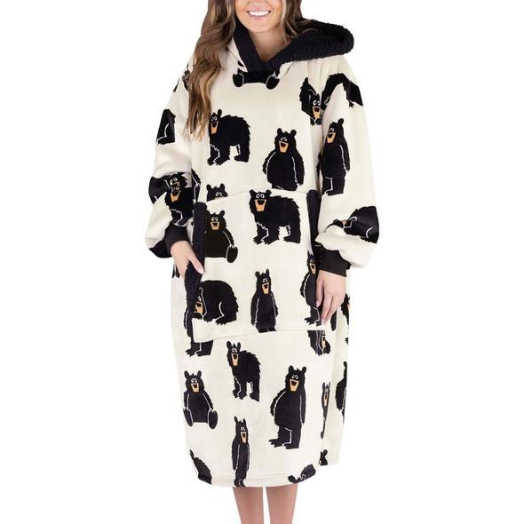 Lazy One Women's Family Bear Blanket Hoodie Lazy One Women's Family Bear Blanket Hoodie