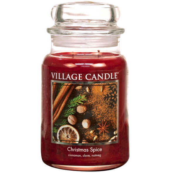 Village Candle Large Glass Jar Candle - Christmas Spice Village Candle Large Glass Jar Candle - Christmas Spice