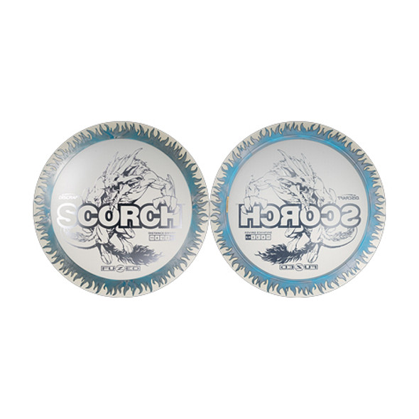 Discraft Fuzed Z Scorch w/ Flame Pattern Distance Driver Golf Disc Discraft Fuzed Z Scorch w/ Flame Pattern Distance Driver Golf Disc