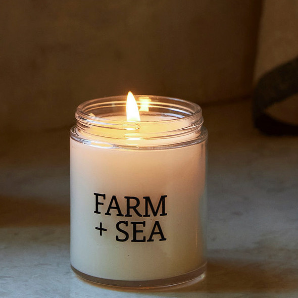 5.5 oz. Small Glass Jar - 6008, lit
