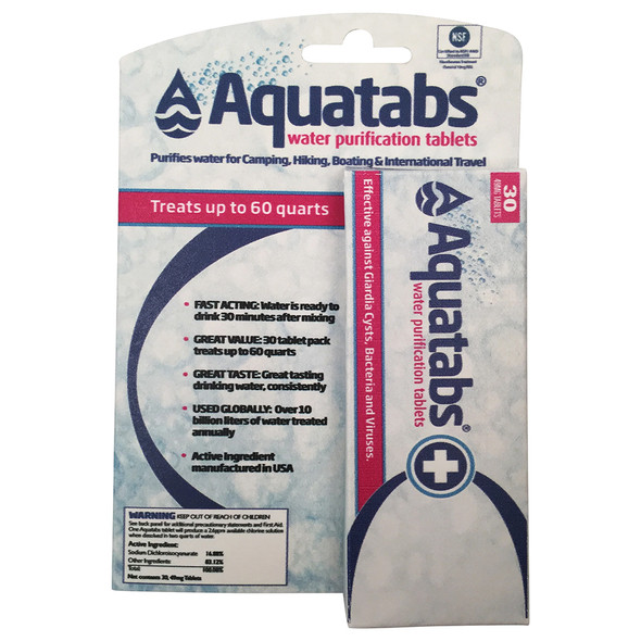 MSR Aquatabs Water Purification Tablet - 30 Pk. MSR Aquatabs Water Purification Tablet - 30 Pk.