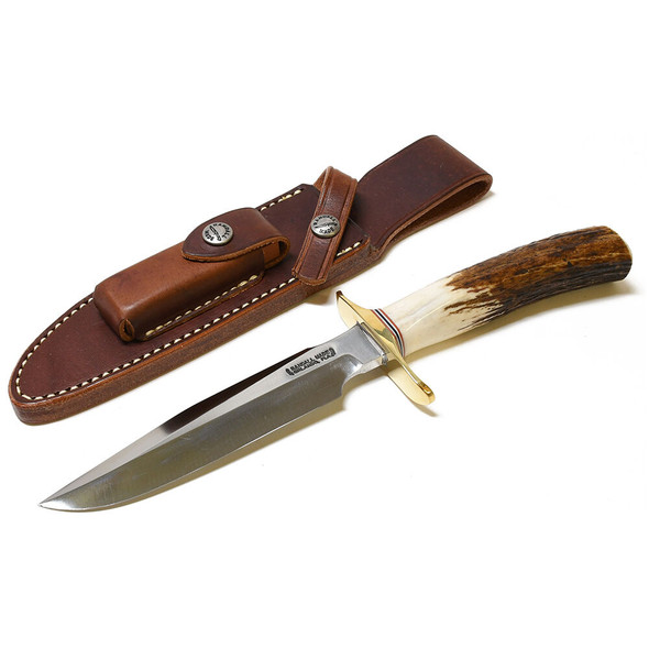 Randall Model 1 All Purpose Fighting Stag Handle Fixed Blade Knife