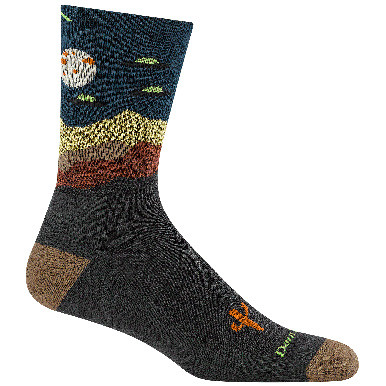 Darn Tough Men's Spaced Out Micro Crew Lightweight Hiking Socks